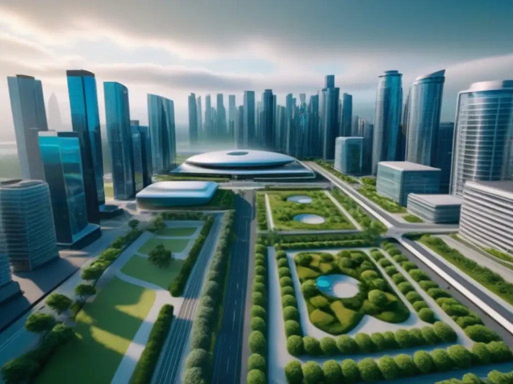 Zona de libre comercio futurista en Canadá: eficiencia y tecnología Inversiones inmobiliarias en zonas francas Canadá: Imagina un futuro innovador y eficiente en un próspero distrito comercial canadiense