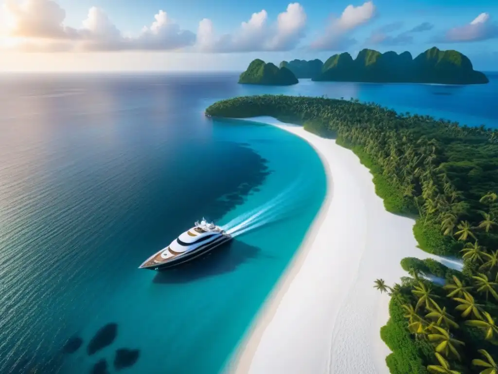 Paraísos Privados: Islas de Lujo para Inversionistas Inversiones en islas privadas exclusivas: paraísos de lujo con playas de arena blanca, aguas cristalinas y villas modernas con piscinas infinitas