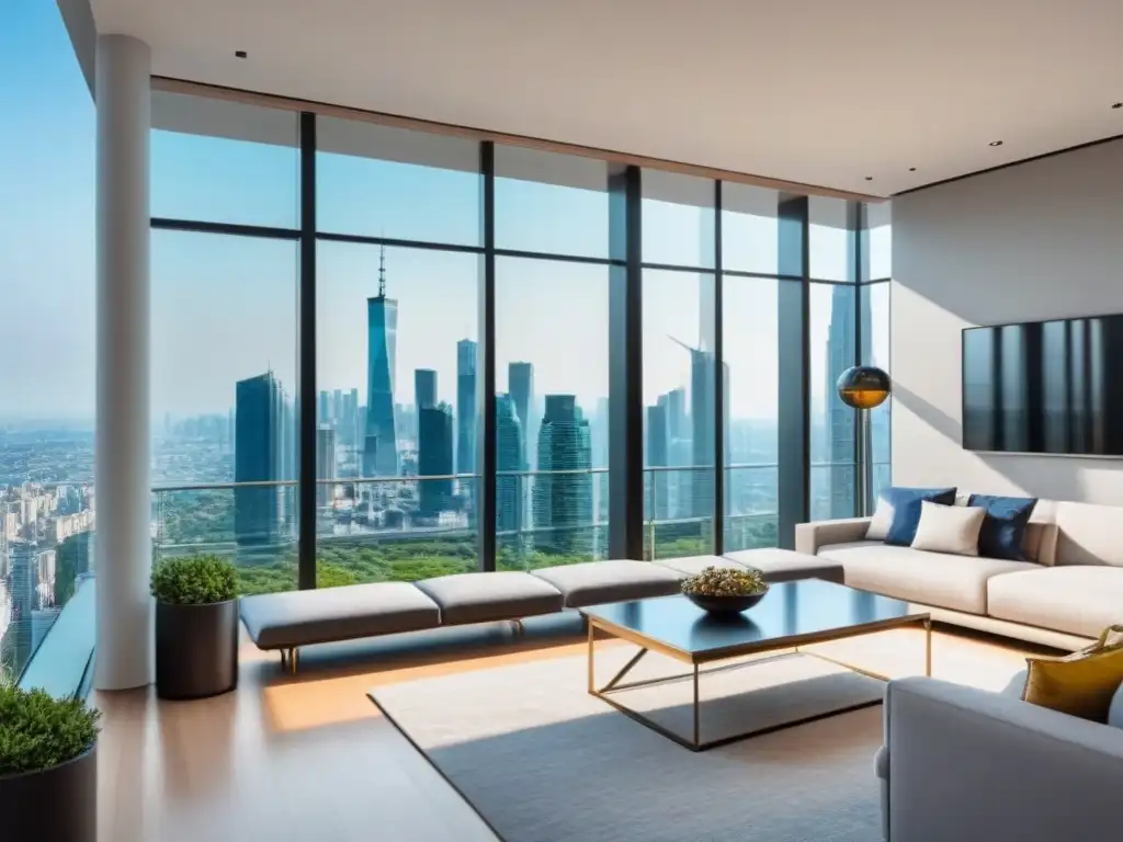 Edificio de lujo en centro urbano: diseño moderno y vistas panorámicas Inversiones en mercado inmobiliario internacional: Edificio moderno de lujo en centro urbano, con diseño elegante y terraza panorámica