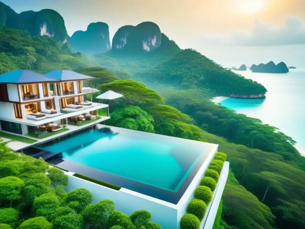 Villas de lujo en Tailandia: Paraíso costero de Rajesh Singh Inversionistas exitosos en mercado de villas costeras: complejo de lujo en Tailandia con villas modernas, piscinas privadas y jardines tropicales