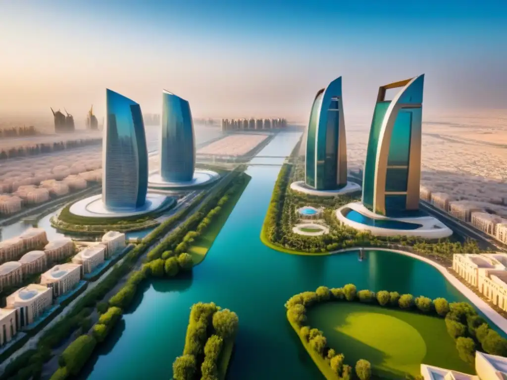 Deslumbrante oasis urbano en Riyadh, Arabia Saudita Inversionistas globales en mercado inmobiliario quedan cautivados por desarrollo futurista en Riad, Arabia Saudita