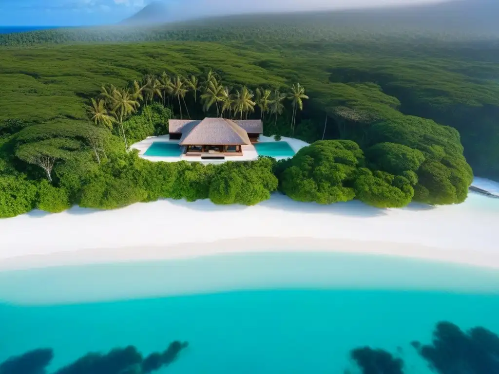 Isla privada de lujo: paraíso virgen para inversionistas globales Inversionistas globales encuentran oportunidades en isla privada con bosques verdes, playas blancas y lujosa villa