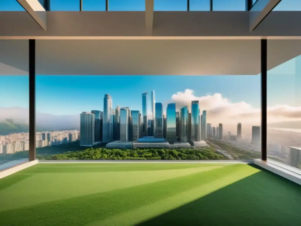 Horizonte urbano de éxito: inversión inmobiliaria global Inversionistas globales encuentran prosperidad en el dinámico skyline de la ciudad, reflejando potencial en REITs