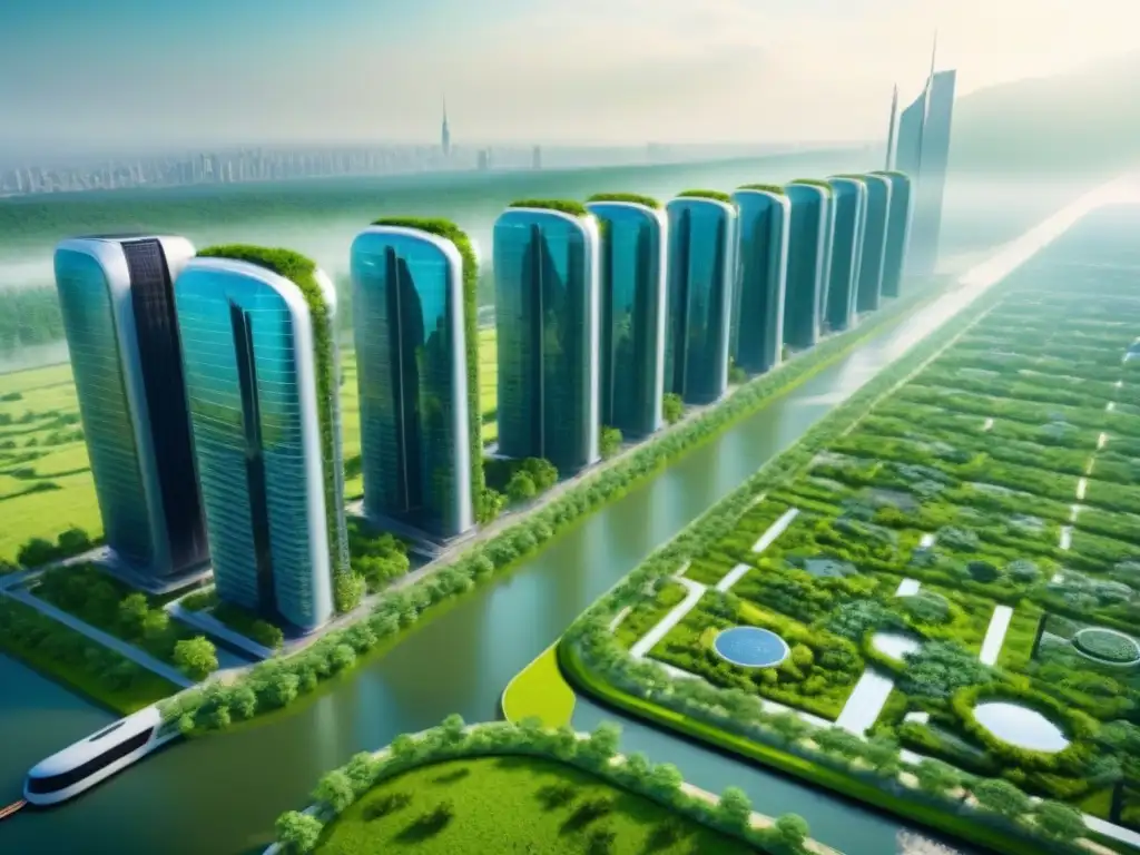 Ecociudad futurista: armonía entre tecnología y naturaleza Inversionistas inmobiliarios globales en ecociudades: un futuro sostenible entre tecnología y naturaleza