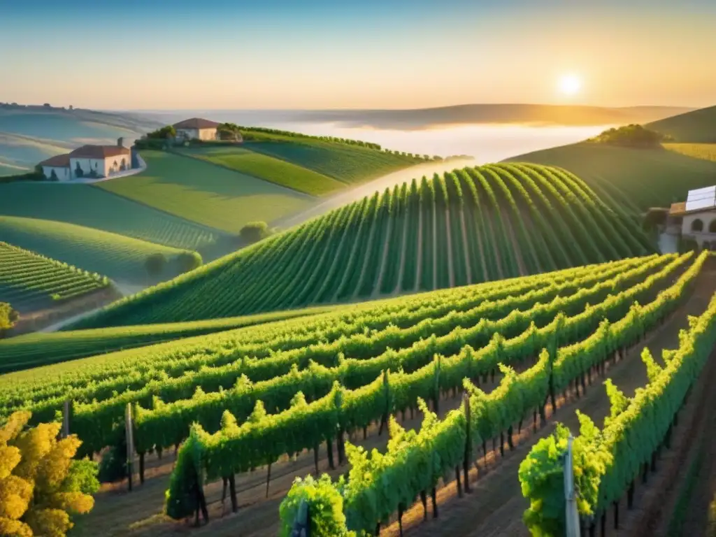 Inversores internacionales disfrutan de degustación en viñedo de lujo al atardecer Inversionistas internacionales disfrutan degustación en viñedos