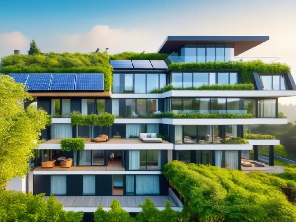 Inversores felices celebran éxito en edificio ecológico de lujo Inversores felices hablan de ROI y Incentivos fiscales propiedades ecológicas en lujoso edificio eco-sostenible