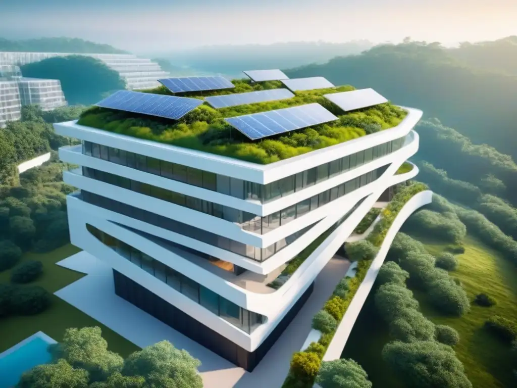 Bioarquitectura futurista: innovación ecoamigable Inversores encuentran rentabilidad en proyecto de bioarquitectura ecoamigable con tecnología verde