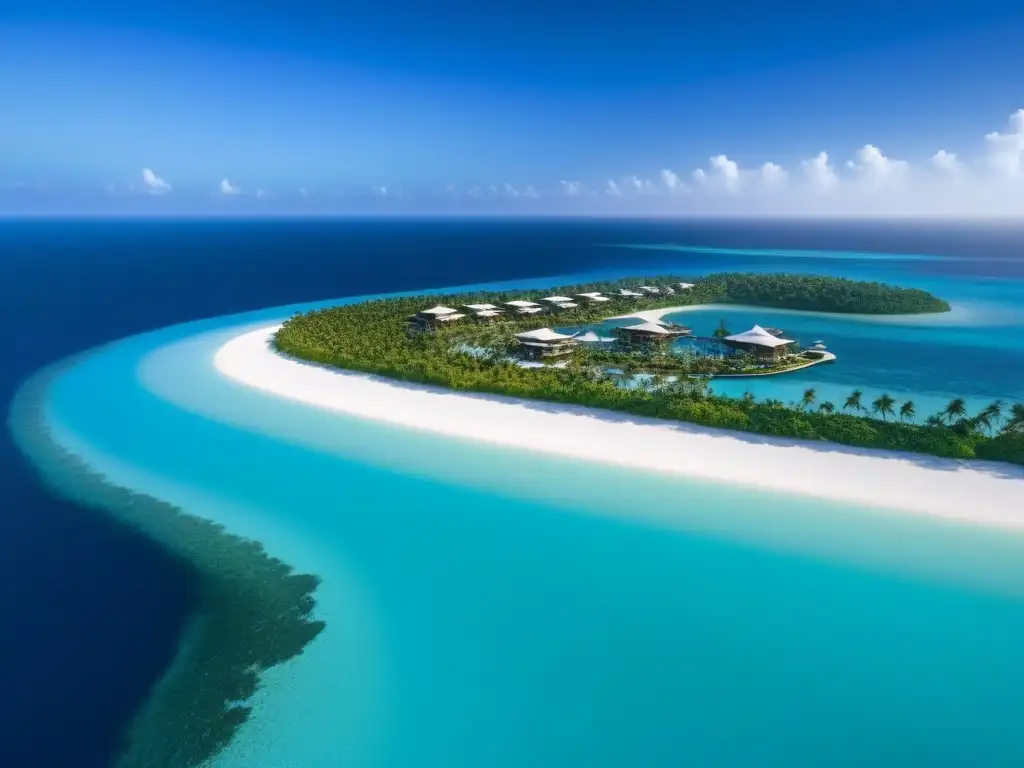 Paraísos Privados: Exclusivo Resort en Isla de Lujo Una isla privada de lujo con villas opulentas, playas de arena blanca y yates de élite