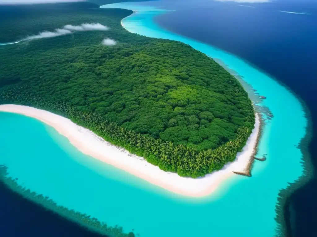 Isla virgen de aguas turquesa: Oportunidades inmobiliarias internacionales Isla virgen rodeada de aguas turquesa, ideal para estrategias mercado inmobiliario internacional