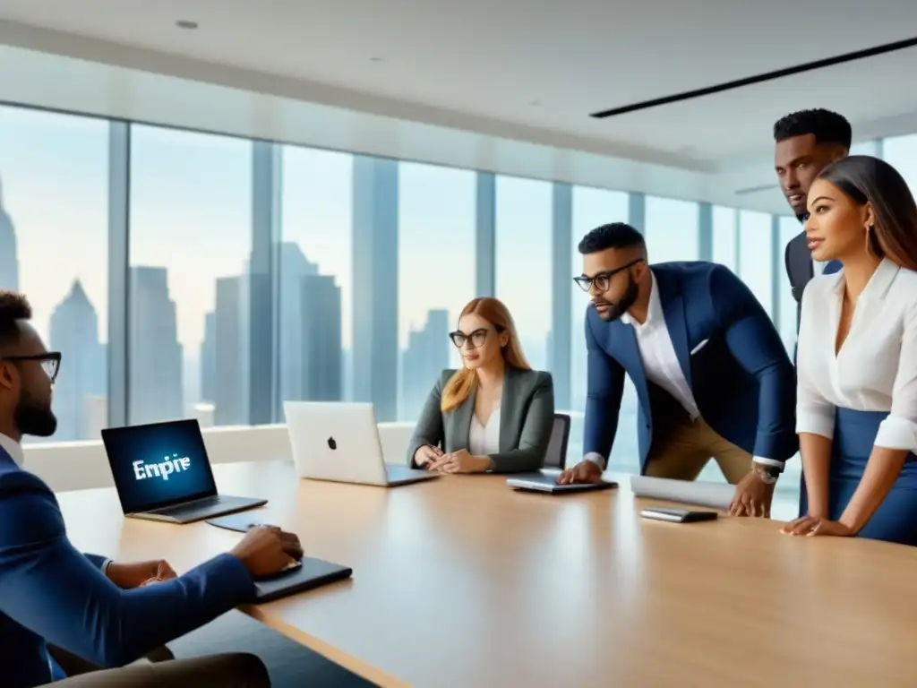 Jóvenes millennials construyen imperio inmobiliario en moderna oficina