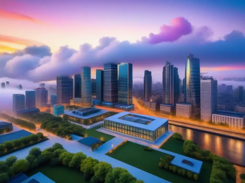 Generaciones del futuro redefiniendo el mercado inmobiliario Jóvenes profesionales en ciudad moderna con tendencias mercado inmobiliario internacional