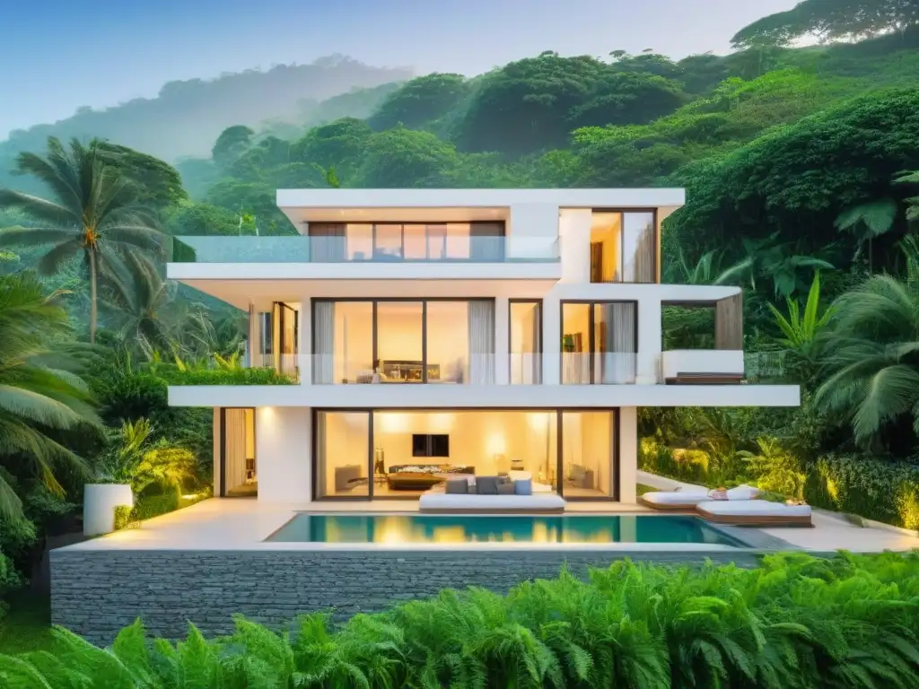 Villa eco-lujosa en entorno natural Una lujosa ecovilla en armonía con la naturaleza
