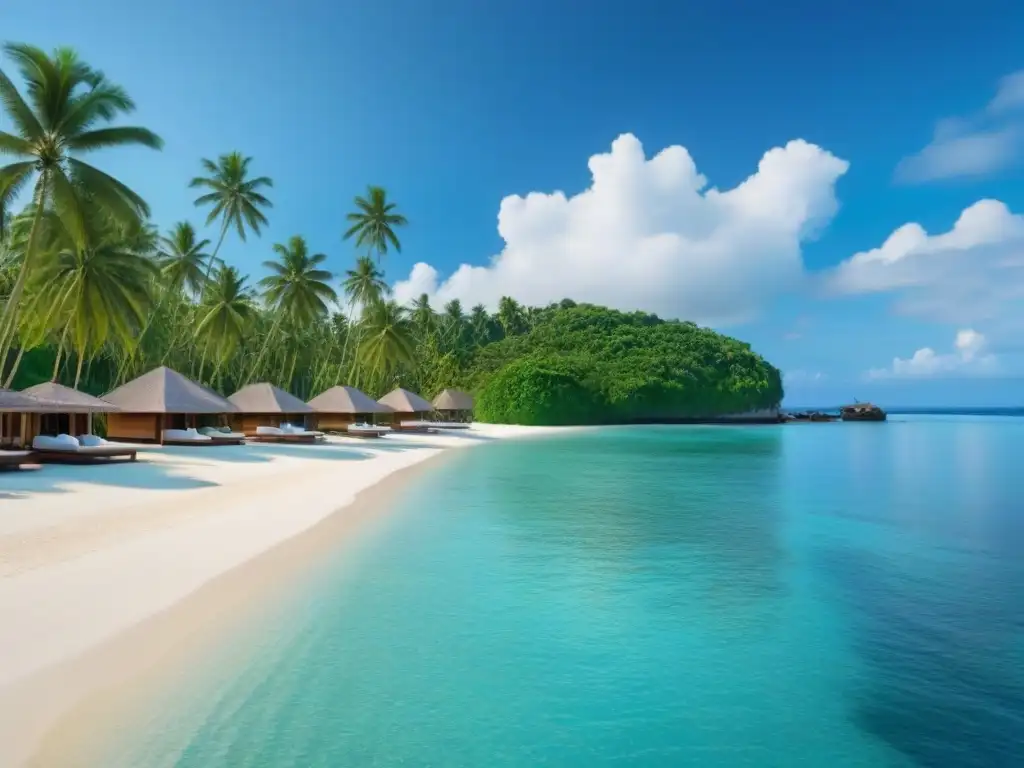 Propiedad exclusiva en isla tropical de lujo en Asia Una lujosa propiedad frente a la playa en una isla tropical del Sudeste Asiático