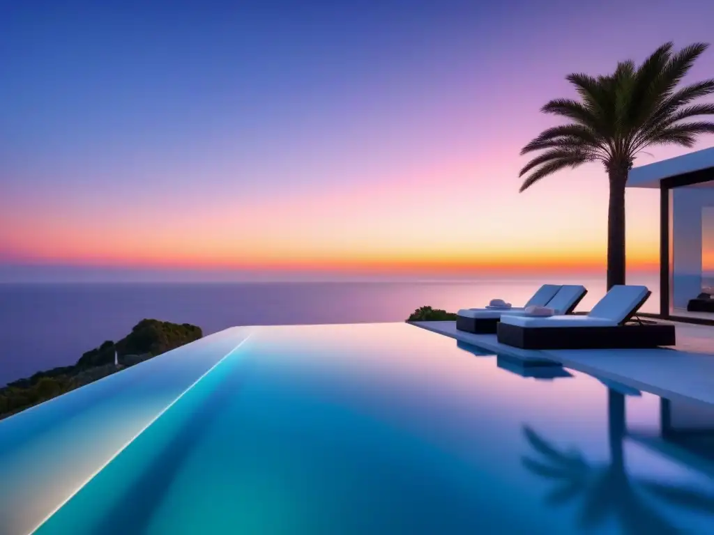 Villa de lujo en Costa del Sol: Vistas al mar y atardecer Una lujosa villa moderna en la Costa del Sol, con diseño contemporáneo, piscina infinita y atardecer vibrante