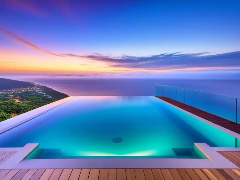 Propiedad de lujo con vista al mar y piscina infinita Un lujoso alquiler vacacional moderno con vista al mar y piscina infinita, ideal para estrategias alquileres vacacionales corto plazo