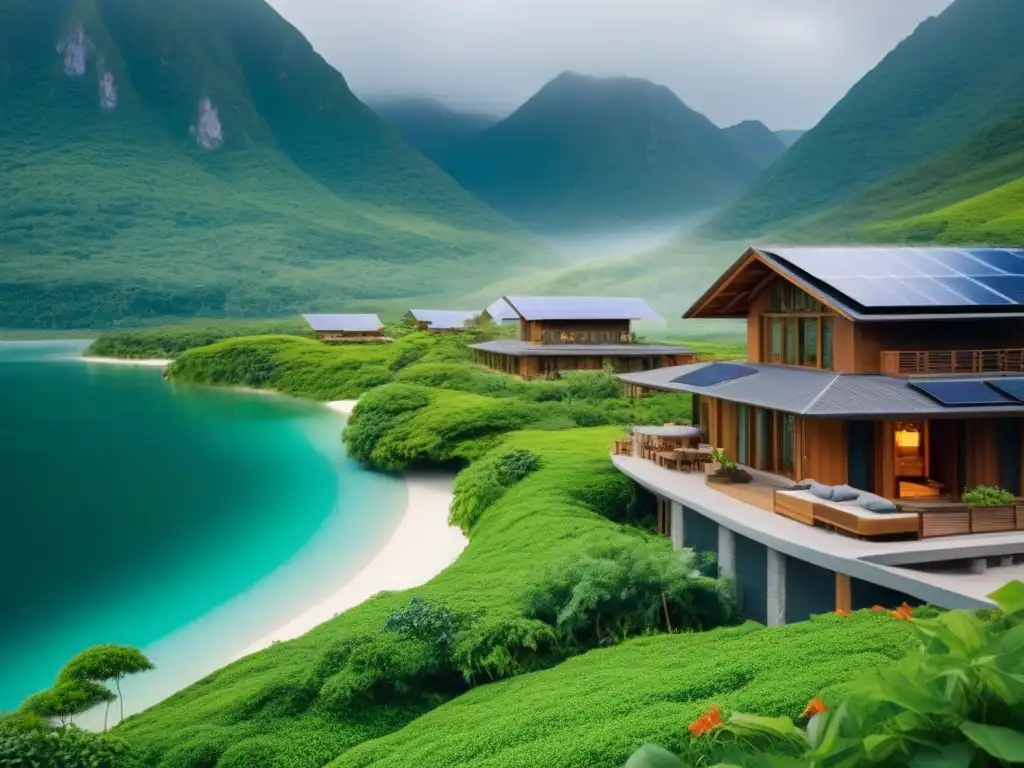 Paraíso ecológico de lujo: ecoresort entre montañas y aguas cristalinas Un lujoso complejo turístico ecológico internacional entre montañas y aguas cristalinas