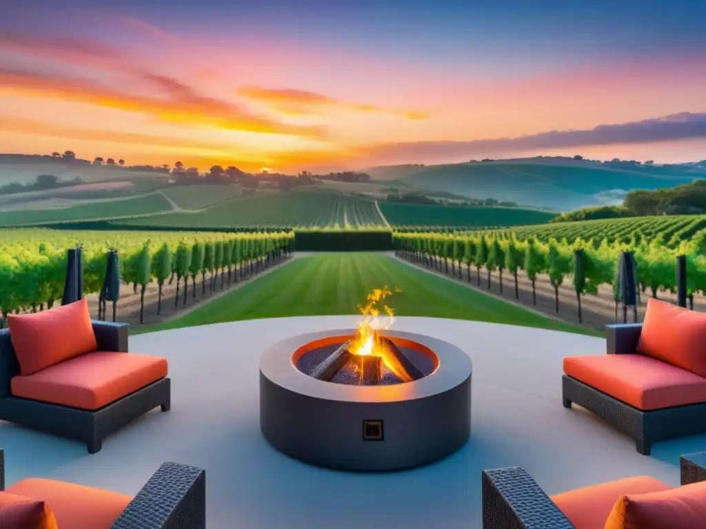 Espectacular finca de viñedos de lujo en colinas verdes Una majestuosa finca entre viñedos, con diseño moderno integrado a la belleza natural