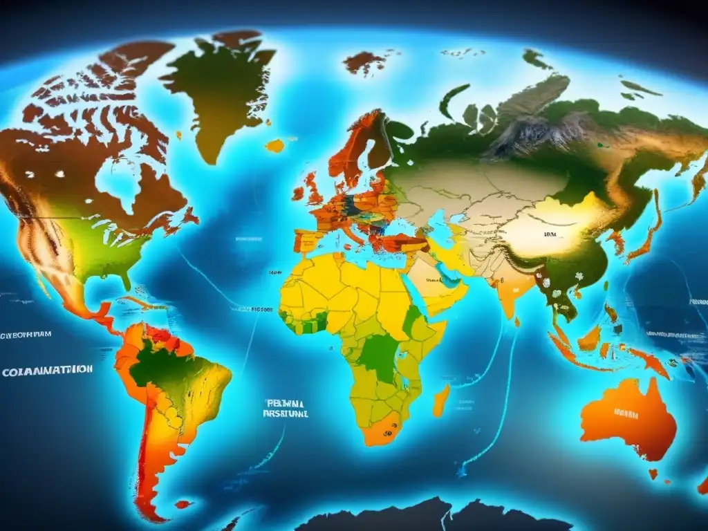 Mapa mundial detallado de regulaciones fiscales en bienes raíces Mapa detallado de regulaciones fiscales en inversiones inmobiliarias internacionales