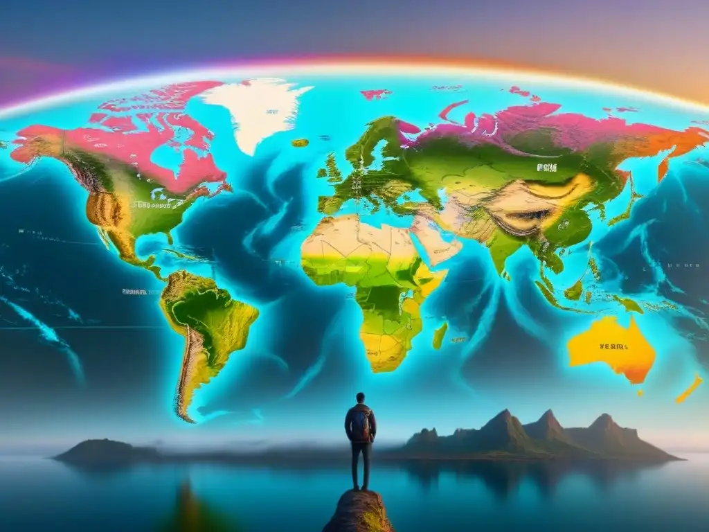 Mapa global con tasas de interés inmobiliario: análisis detallado Mapa detallado con tasas de interés para inversión inmobiliaria internacional, gráficos financieros detallados