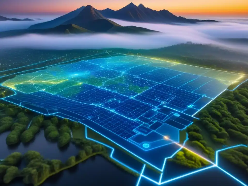 Mapa holográfico: tendencias de inversión en terrenos Descubre un mapa holográfico de terrenos sin desarrollar con tecnologías emergentes e inversión