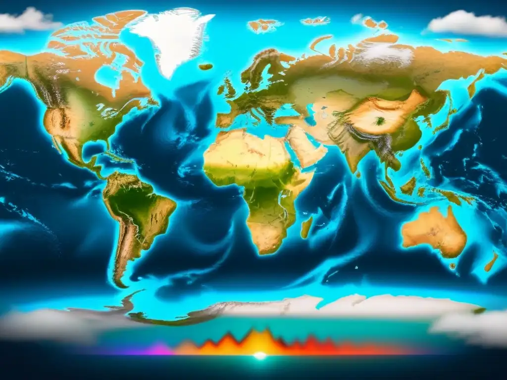 Mapa mundial detallado: niveles de riesgo para seguros de propiedad Mapa mundial detallado en 8k con zonas de riesgo para seguros exclusión zonas riesgo análisis