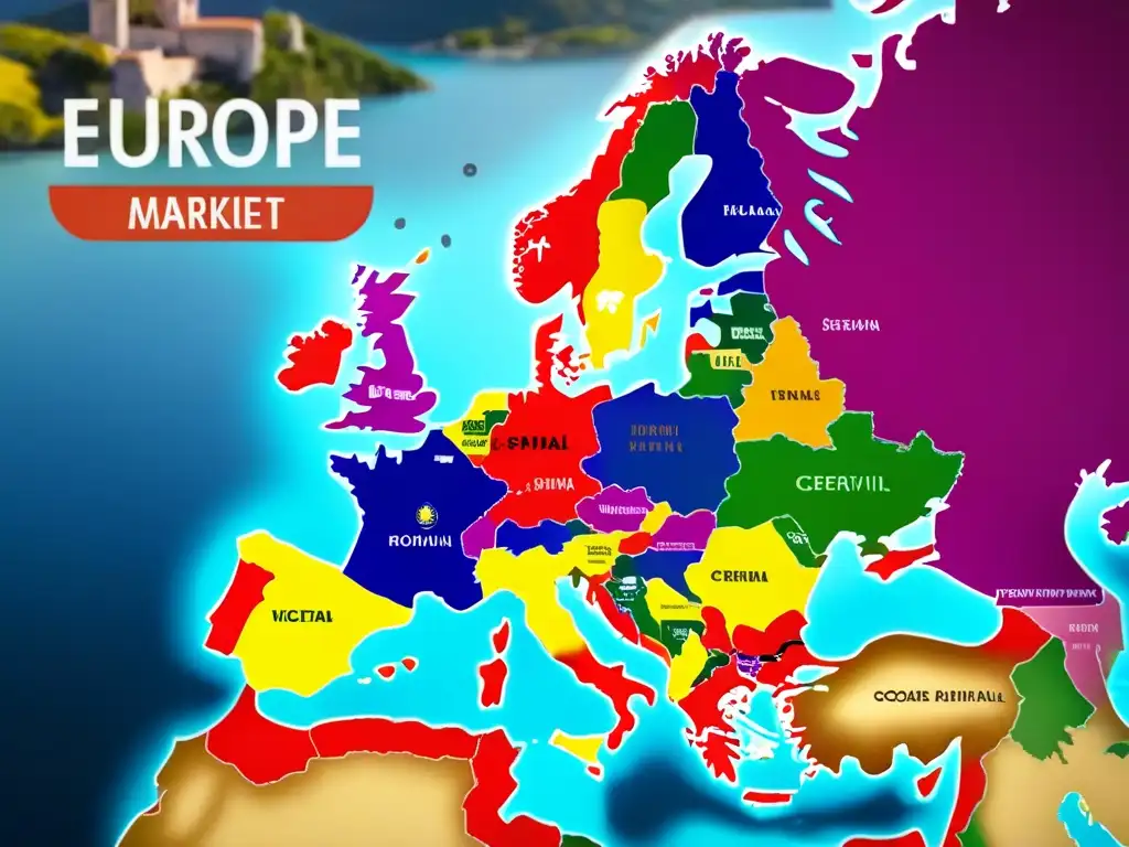 Mapa de Europa: Regulaciones de alquiler vacacional Un mapa de Europa con regulaciones de alquiler vacacional internacional destacadas en cada país, junto a datos informativos