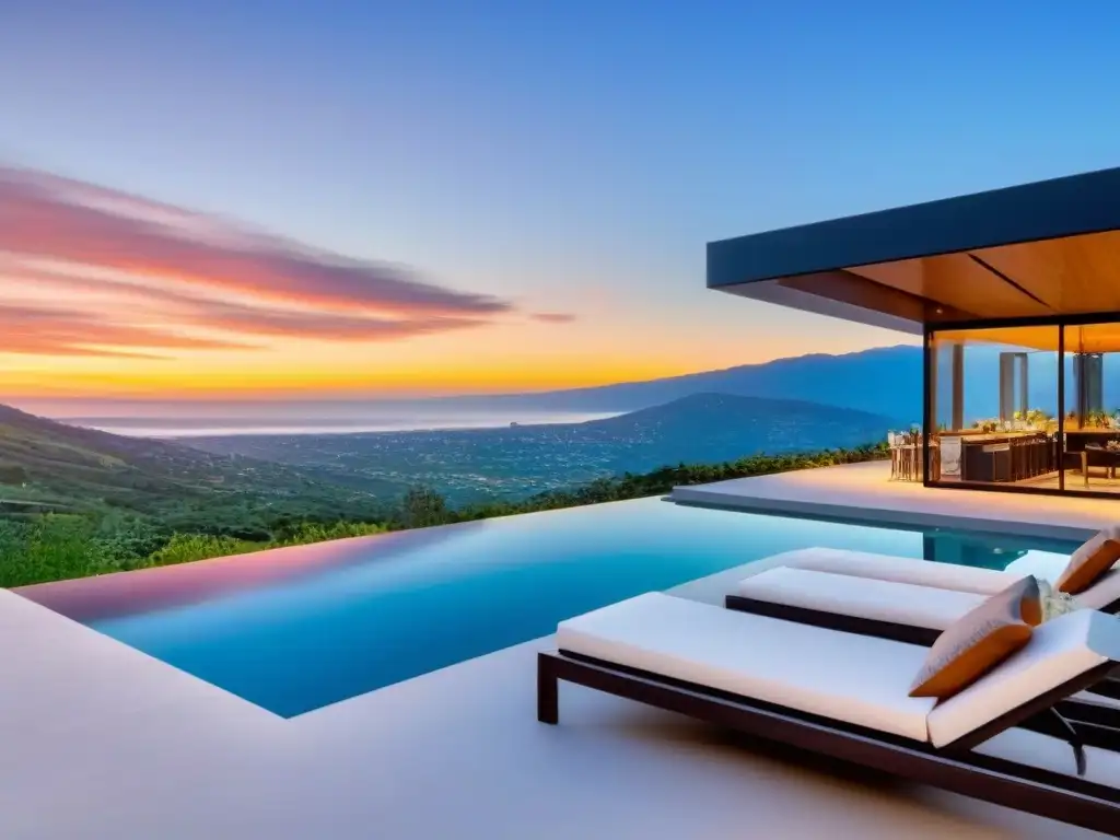 Residencia de lujo con vistas panorámicas en Norteamérica Mejores agentes inmobiliarios en Norteamérica: Diseño arquitectónico moderno de lujo con vistas a las montañas