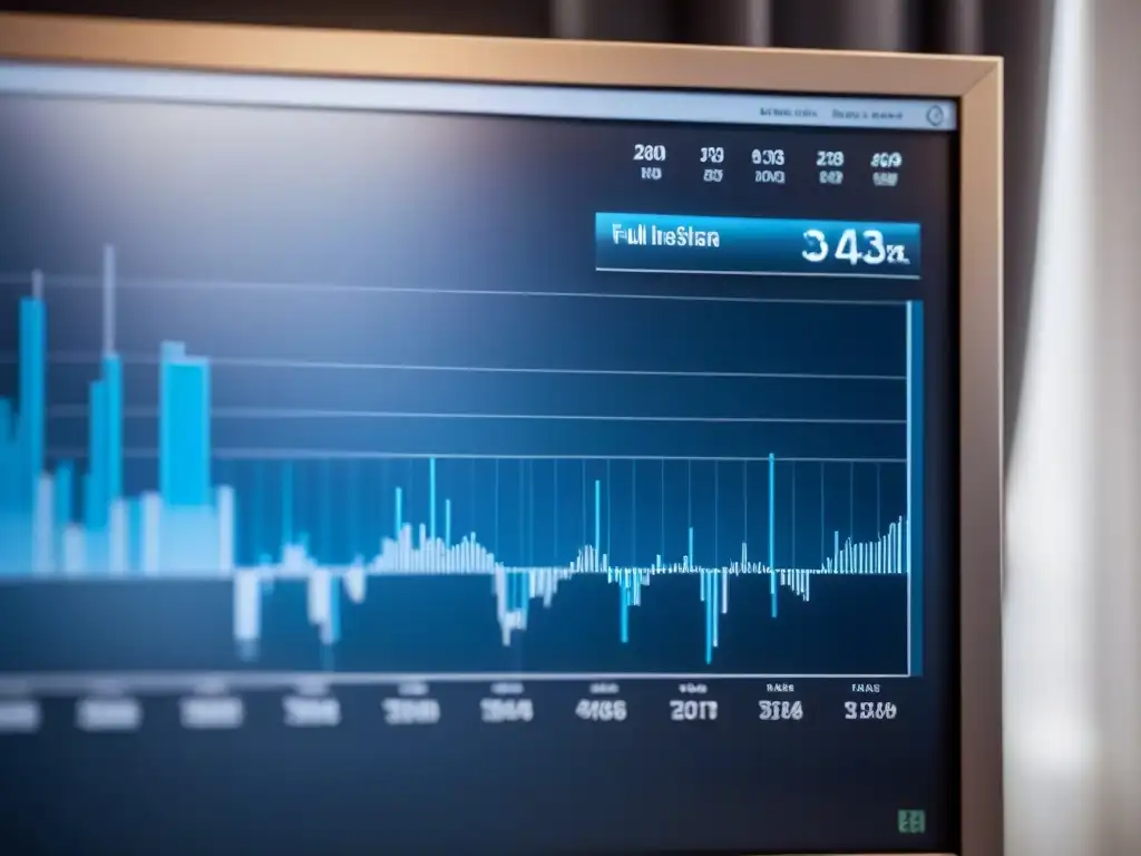 Panel financiero interactivo: datos bursátiles en tiempo real Una moderna visualización de datos financieros para inversionistas, con gráficos interactivos y datos en tiempo real