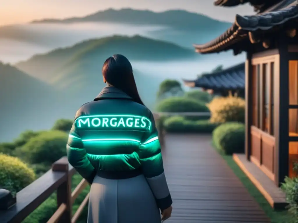 Mortgages para extranjeros en Asia: comparativa visual Una moderna infografía de hipotecas para extranjeros en Asia, detallando opciones y beneficios con un diseño profesional y atractivo