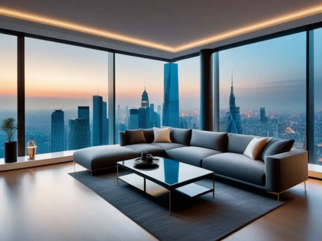 Penthouse de lujo con tecnología inteligente integrada Moderno penthouse con tecnología inteligente, elegancia y lujo financiar inversión propiedad extranjera