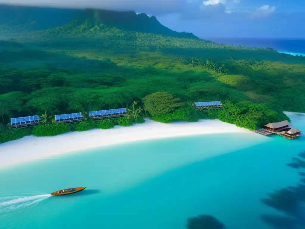 Ecoresort de lujo: armonía natural y sostenible Un oasis ecológico de lujo en armonía con la naturaleza, ideal para invertir en complejos turísticos pandemia