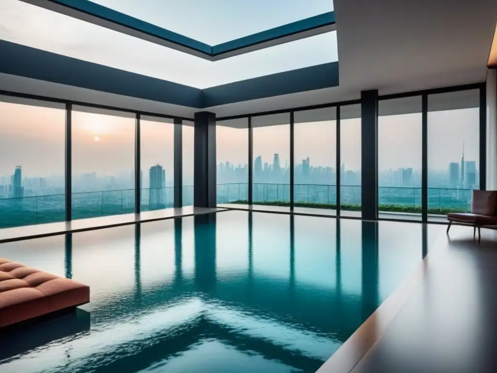 Condominio de lujo con tecnología inteligente en Asia Un oasis de lujo con arquitectura vanguardista y tecnología inteligente en mercado inmobiliario asiático