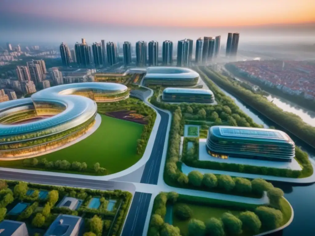 Complejo urbano de lujo: arquitectura moderna integrada en la comunidad Un oasis de lujo en una comunidad global vibrante