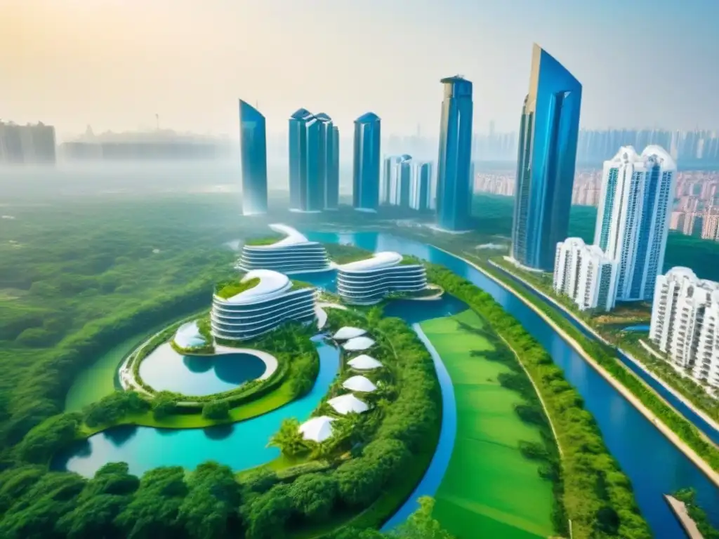 Desarrollo inmobiliario de lujo en ciudad emergente: opulencia y exclusividad Un oasis de lujo emergente en mercados inmobiliarios