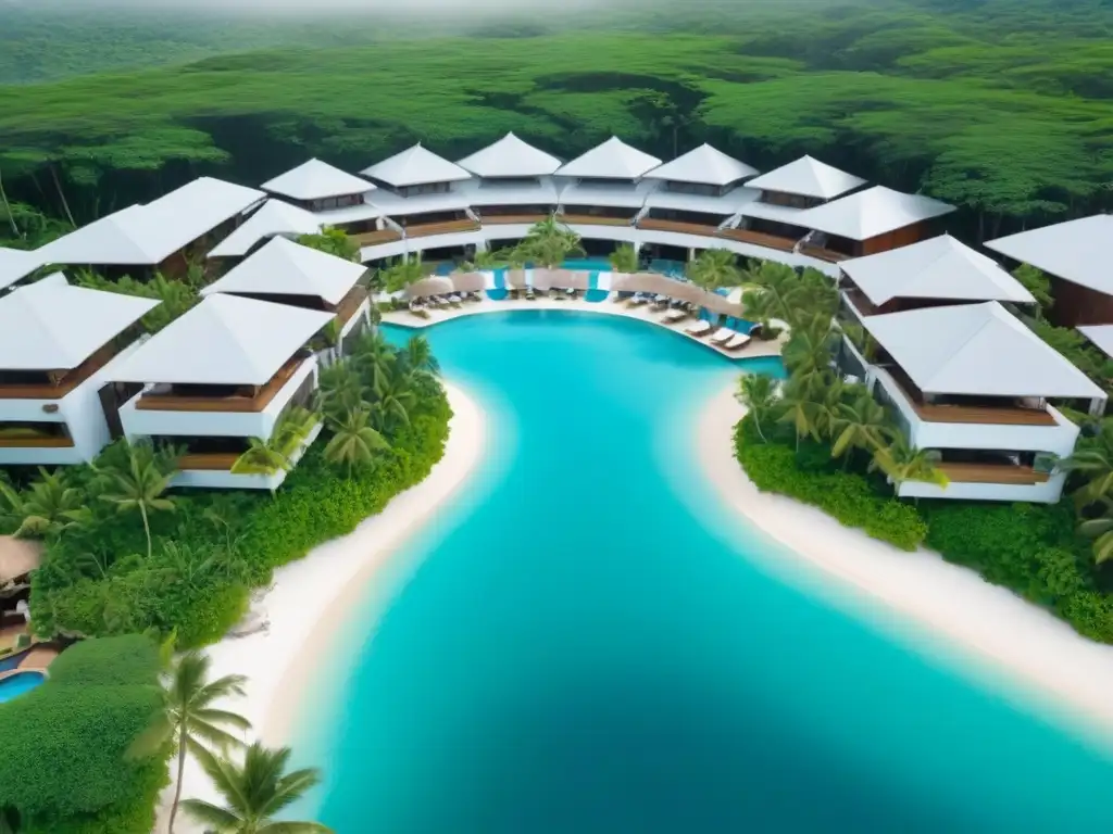 Resort de lujo: oasis tropical entre aguas turquesas Un oasis de lujo y tranquilidad en un complejo de tiempo compartido