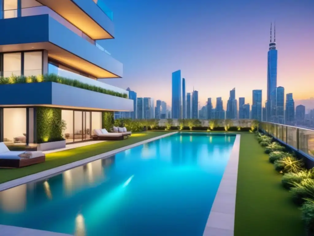 Edificio de apartamentos de lujo en la ciudad Un oasis urbano de lujo con impacto en la inversión inmobiliaria