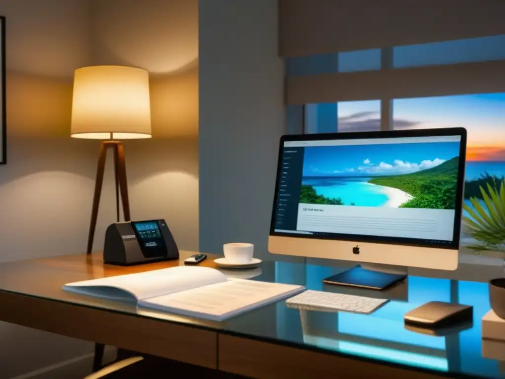 Oficina legal y elegante en alquiler vacacional Oficina moderna de propiedades vacacionales alquiler corto con elegancia y profesionalismo