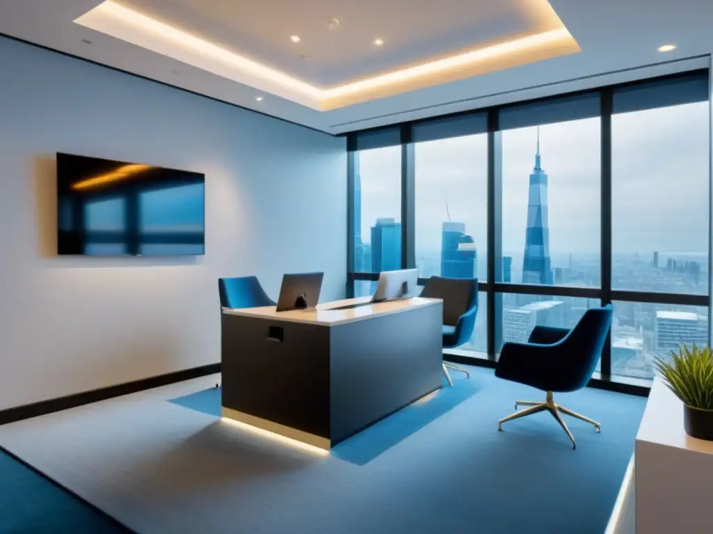 Oficina de seguros de propiedad comercial: moderna y profesional Oficina de seguros propiedades comerciales multiubicación con diseño moderno y profesional