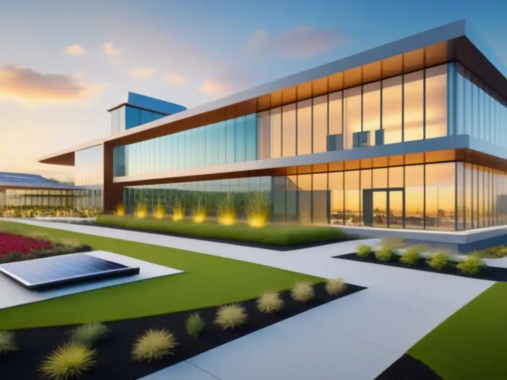 Centro médico vanguardista: inversión en salud y tecnología Oportunidades inversión sector salud inmobiliario: Avanzada clínica con diseño futurista y ambiente innovador
