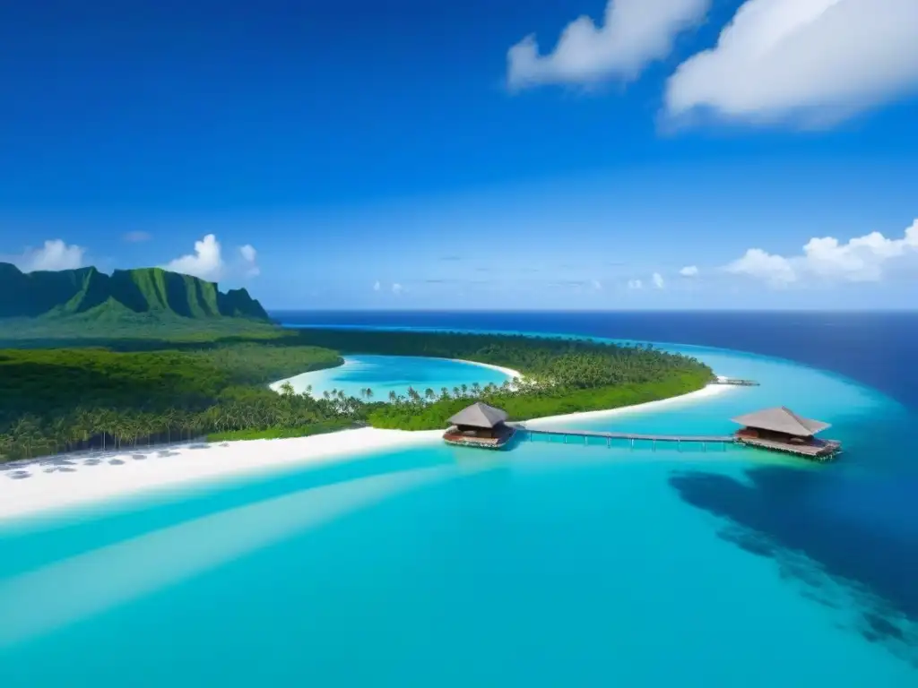 Paraíso exclusivo: isla privada con lujo y tranquilidad Descubre la opulencia y tranquilidad de un resort en isla privada con servicios exclusivos