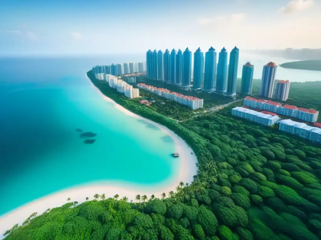 Costa tropical: arquitectura moderna y playas de ensueño Un paraíso costero de impacto turismo mercados inmobiliarios emergentes con aguas turquesa, arquitectura moderna y playas prístinas
