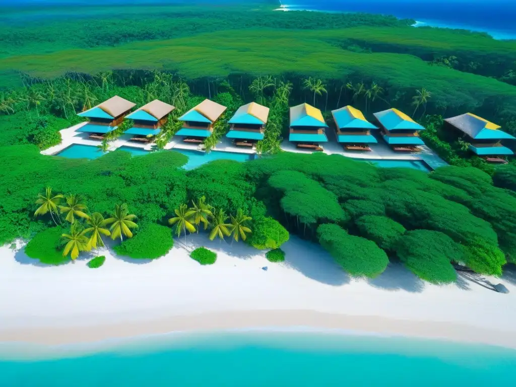 Paraíso eco-sostenible: ecoresort en la selva y el mar Un paraíso eco en equilibrio con la naturaleza