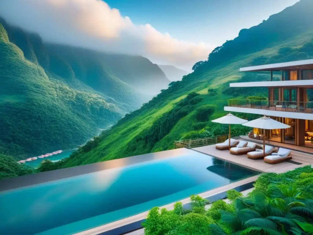 Paraíso ecológico: resort de lujo entre montañas y aguas cristalinas Un paraíso ecológico entre montañas y aguas cristalinas