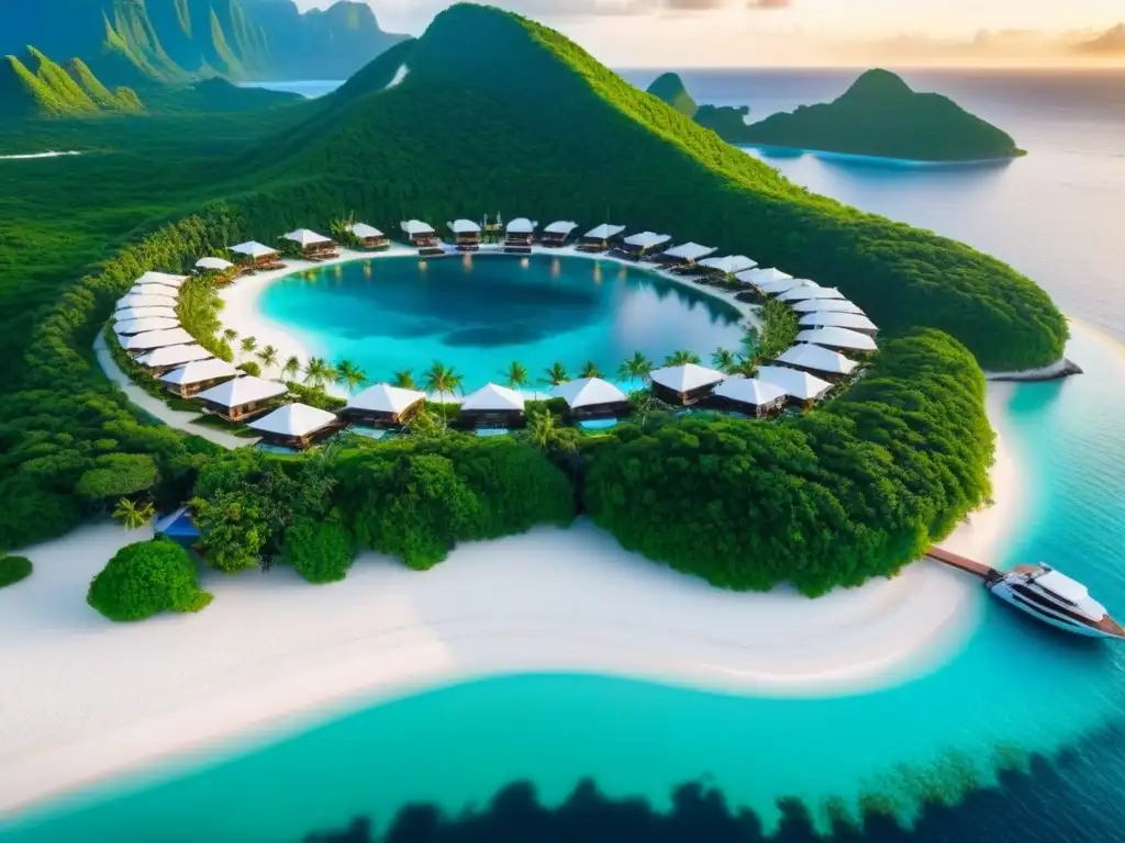 Paraíso privado de lujo: isla exclusiva con villas y yate Un paraíso exclusivo para invertir en bienes raíces en una isla privada de lujo
