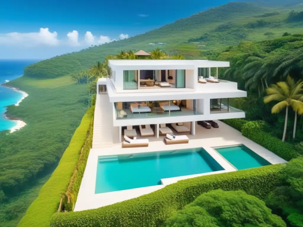 Retiro de lujo: villas exclusivas entre naturaleza y mar turquesa Un paraíso exclusivo para inversores inmobiliarios: lujosas villas con vistas al mar y amenidades de lujo