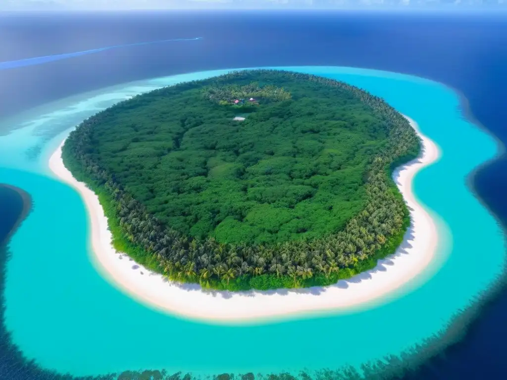 Paraíso de lujo: isla privada con villas de ensueño y aguas turquesas Un paraíso exclusivo con villas de lujo, piscinas infinitas y playa de arena blanca