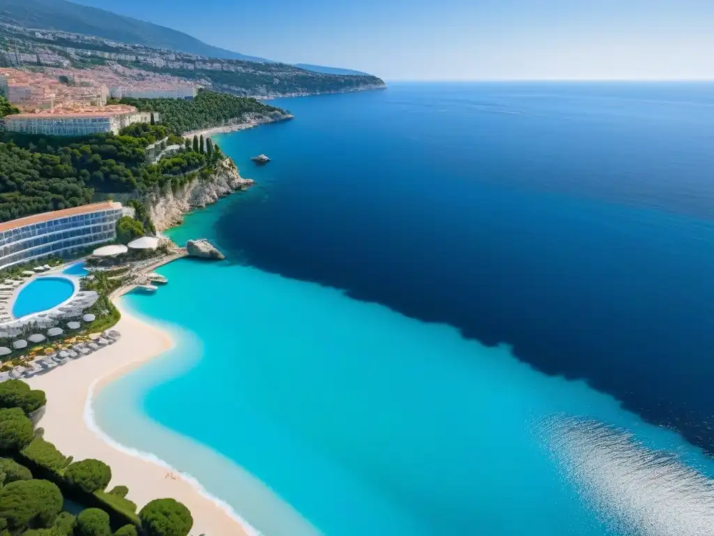 Resort de lujo en la Costa Azul: exclusividad frente al Mediterráneo Un paraíso de lujo en la Riviera Francesa con infinity pools y vistas al mar Mediterráneo