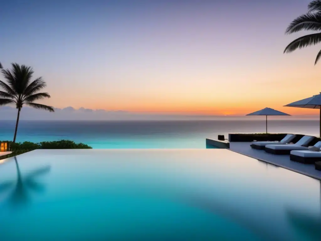 Resort de lujo frente al mar: inversión exclusiva en propiedades de lujo Un paraíso de lujo con vista al mar turquesa y una piscina infinity exclusiva
