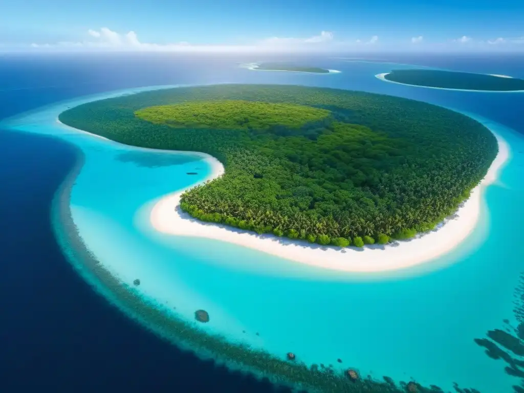 Paraíso privado: isla de lujo y naturaleza en armonía Un paraíso natural en isla privada: lujo y belleza en armonía, con impacto ambiental positivo