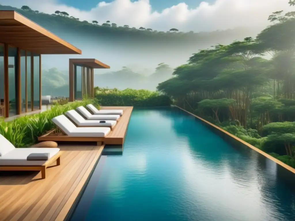 Resort ecológico de lujo en armonía con la naturaleza Un paraíso sostenible de lujo con moderna arquitectura integrada en la naturaleza, ideal para Inversiones inmobiliarias internacionales sostenibles